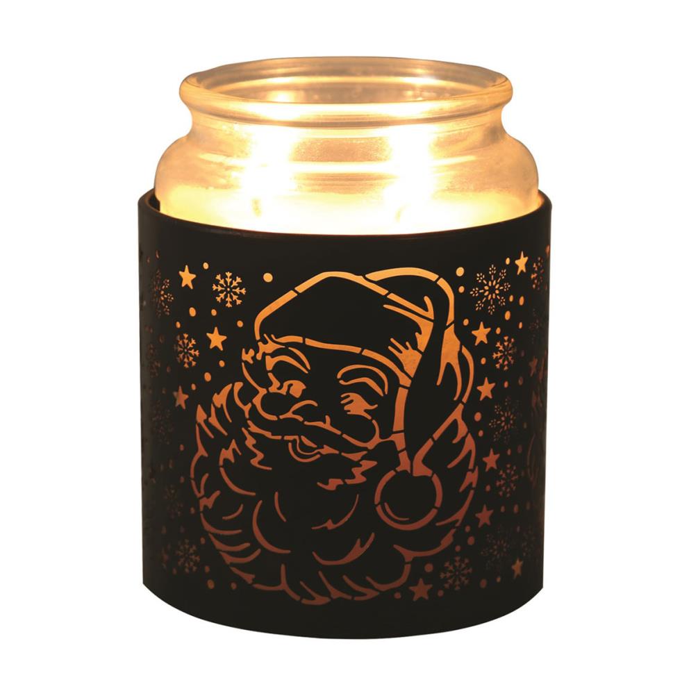 Aroma Black & Gold Santa Jar Sleeve & Wax Melt Warmer Extra Image 3
